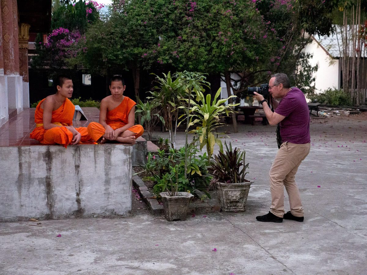 Tourist in Laos